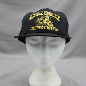 vintage Screened Trucker Hat - Morris Welding - Adult Snapback